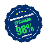 Simulação aprovada por 98% dos clientes