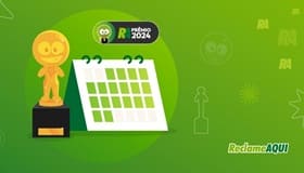 Estamos entre as melhores empresas do Brasil no prêmio Reclame Aqui 2024, vote!